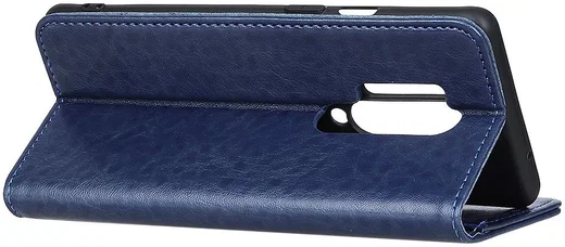 OnePlus 8 Pro Crazy Horse Portemonnee Hoesje Blauw afbeelding 7
