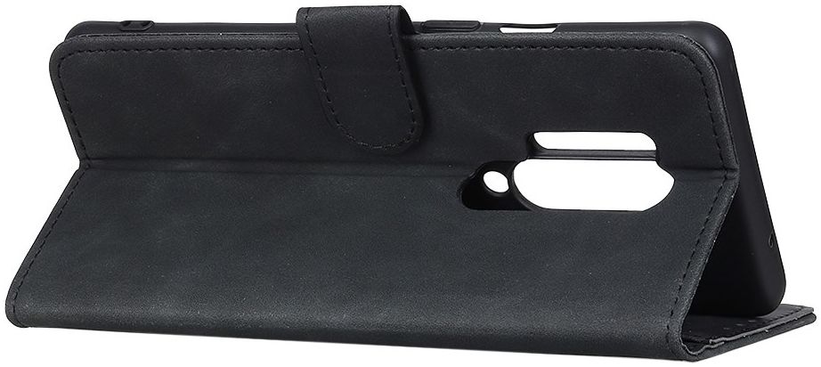 KHAZNEH OnePlus 8 Pro Hoesje Retro Wallet Book Case Zwart afbeelding 6