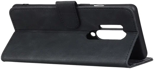 KHAZNEH OnePlus 8 Pro Hoesje Retro Wallet Book Case Zwart afbeelding 6