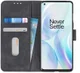 KHAZNEH OnePlus 8 Pro Hoesje Retro Wallet Book Case Zwart afbeelding 1