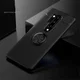 OnePlus 8 Pro Hoesje met Kickstand Ring Zwart afbeelding 5