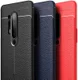 OnePlus 8 Pro Hoesje TPU Leer Design Back Cover Rood afbeelding 3