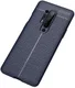OnePlus 8 Pro Hoesje TPU Leer Design Back Cover Blauw afbeelding 2