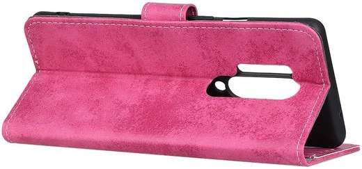 OnePlus 8 Pro Vintage Portemonnee Stand Hoesje Roze afbeelding 7