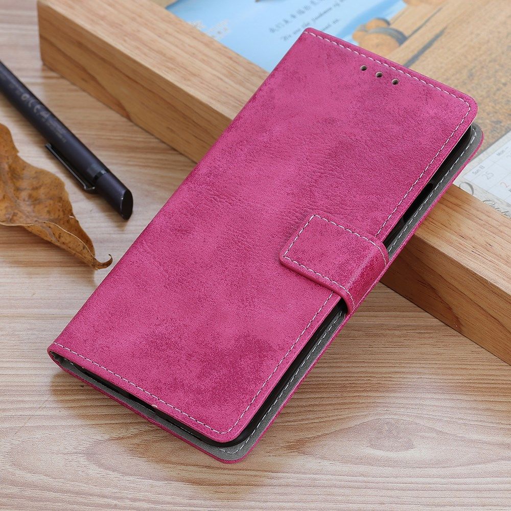 OnePlus 8 Pro Vintage Portemonnee Stand Hoesje Roze afbeelding 8
