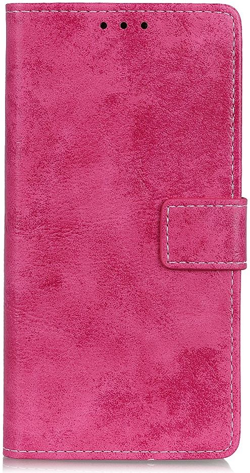 OnePlus 8 Pro Vintage Portemonnee Stand Hoesje Roze afbeelding 3