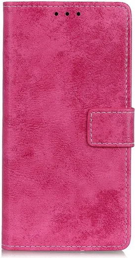 OnePlus 8 Pro Vintage Portemonnee Stand Hoesje Roze afbeelding 3