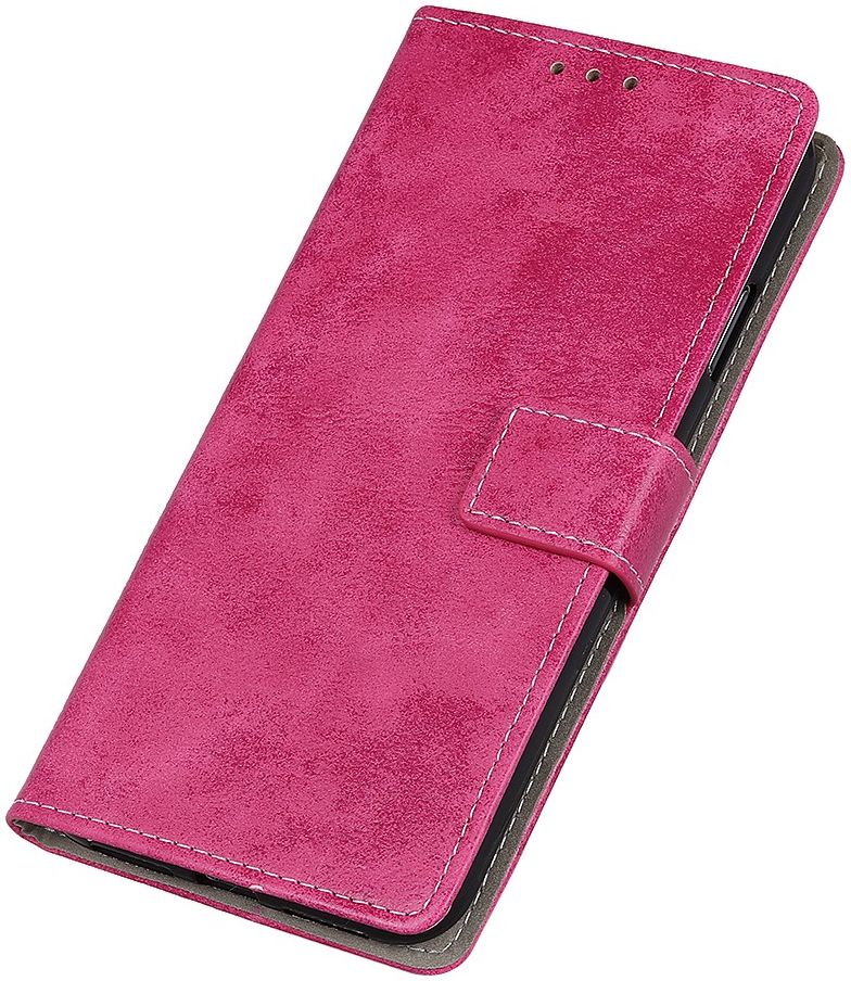 OnePlus 8 Pro Vintage Portemonnee Stand Hoesje Roze afbeelding 2