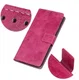 OnePlus 8 Pro Vintage Portemonnee Stand Hoesje Roze afbeelding 11