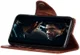 OnePlus 8 Pro Hoesje Portemonnee Luxe Wallet Case Bruin afbeelding 2