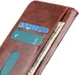 OnePlus 8 Pro Hoesje Portemonnee Luxe Wallet Case Bruin afbeelding 4