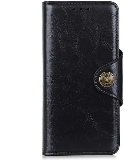 OnePlus 8 Pro Hoesje Portemonnee Luxe Wallet Case Zwart afbeelding 1