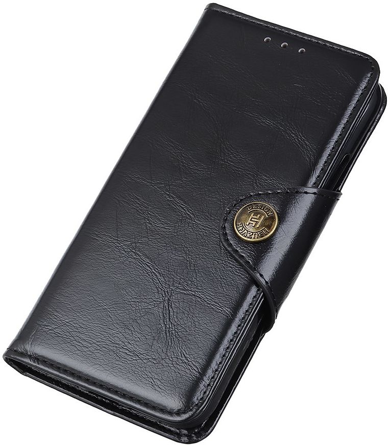 OnePlus 8 Pro Hoesje Portemonnee Luxe Wallet Case Zwart afbeelding 3