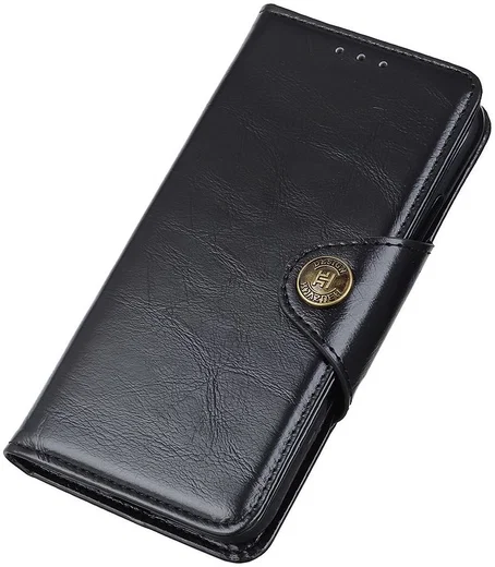 OnePlus 8 Pro Hoesje Portemonnee Luxe Wallet Case Zwart afbeelding 3