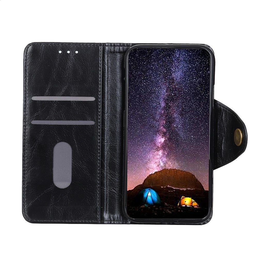 OnePlus 8 Pro Hoesje Portemonnee Luxe Wallet Case Zwart afbeelding 2