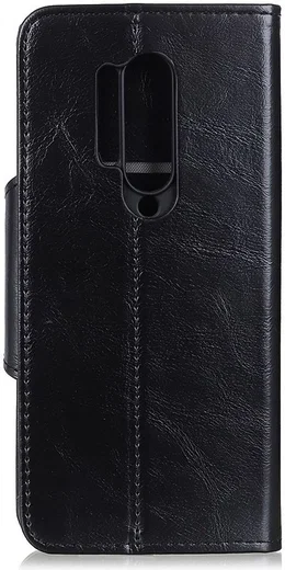 OnePlus 8 Pro Hoesje Portemonnee Luxe Wallet Case Zwart afbeelding 6