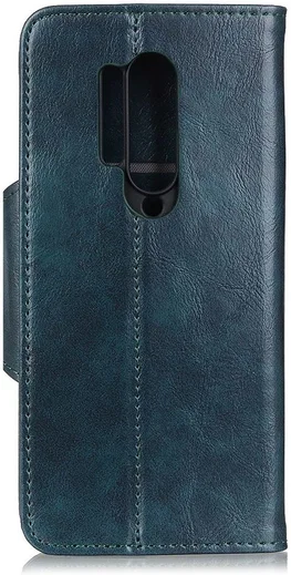 OnePlus 8 Pro Hoesje Portemonnee Luxe Wallet Case Blauw afbeelding 6
