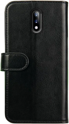 Rosso Element Nokia 2.3 Hoesje Book Cover Wallet Case Zwart afbeelding 2