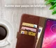 Rosso Element Motorola One Hyper Hoesje Book Cover Wallet Case Bruin afbeelding 9