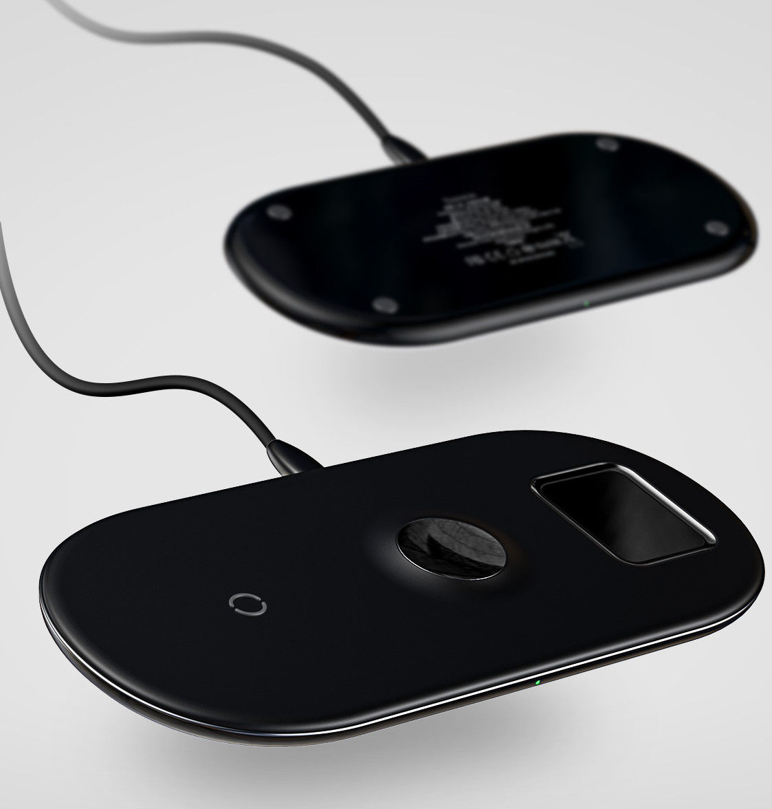 Baseus 3in1 18W Draadloze Oplader Smartphone Apple Watch AirPods Zwart afbeelding 3