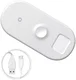 Baseus 3-in-1 18W Draadloze Oplader Smartphone Apple Watch AirPods Wit afbeelding 2