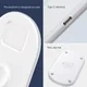 Baseus 3-in-1 18W Draadloze Oplader Smartphone Apple Watch AirPods Wit afbeelding 9