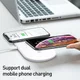 Baseus 3-in-1 18W Draadloze Oplader Smartphone Apple Watch AirPods Wit afbeelding 5