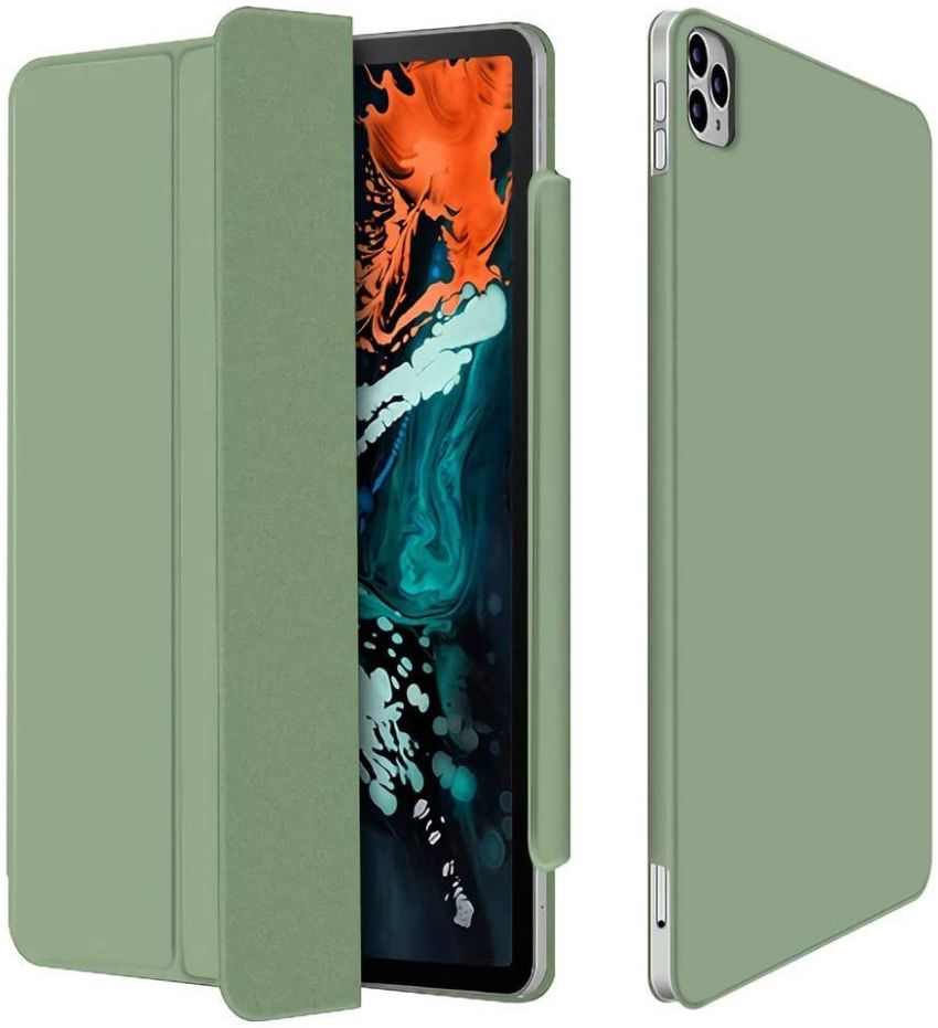 iPad Pro 11 / iPad Air (2020/2022) Magnetische Hoes Tri-Fold Groen afbeelding 1