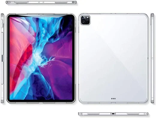 Apple iPad Pro 11 (2018/2020/2021) Hoes Schokbestendig TPU Transparant afbeelding 2