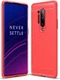 OnePlus 8 Pro Hoesje TPU Gebordsteld Rood afbeelding 1