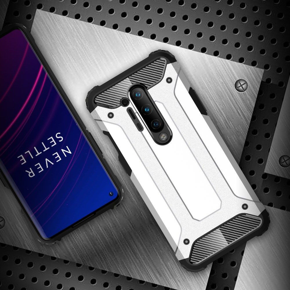 OnePlus 8 Pro Hoesje Shock Proof Hybride Back Cover Goud afbeelding 5