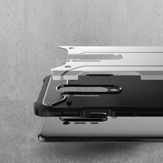 OnePlus 8 Pro Hoesje Shock Proof Hybride Back Cover Goud afbeelding 7