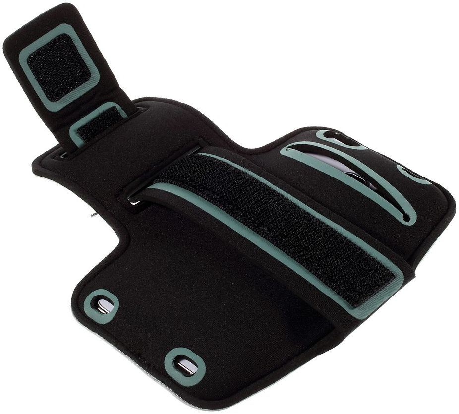 Universele Hardloop Armband en Sporthoesje voor Telefoons Groot Zwart afbeelding 14