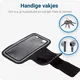 Universele Hardloop Armband en Sporthoesje voor Telefoons Groot Zwart afbeelding 6