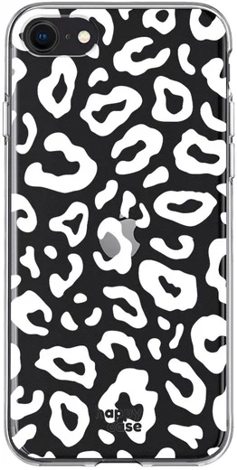 HappyCase iPhone SE 2020/2022 Hoesje Flexibel TPU Luipaard Print afbeelding 1