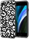 HappyCase iPhone SE 2020/2022 Hoesje Flexibel TPU Luipaard Print afbeelding 2