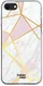 HappyCase iPhone SE 2020/2022 Hoesje Flexibel TPU Roze Marmer Print afbeelding 1