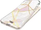 HappyCase iPhone SE 2020/2022 Hoesje Flexibel TPU Roze Marmer Print afbeelding 6