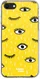 HappyCase iPhone SE 2020/2022 Hoesje Flexibel TPU Yellow Eye Print afbeelding 1