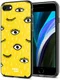 HappyCase iPhone SE 2020/2022 Hoesje Flexibel TPU Yellow Eye Print afbeelding 2