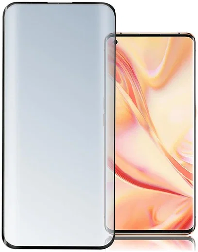 4smarts Second Glass 2.5D Oppo Find X2 Pro Tempered Glass Zwart afbeelding 1