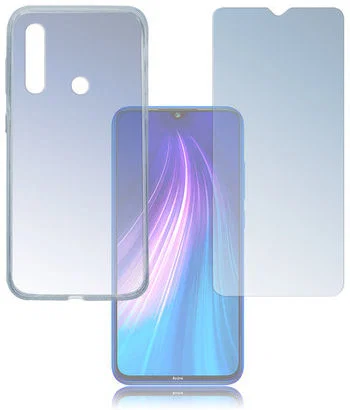 4smarts 360° Protection Set Xiaomi Redmi Note 8 Transparant afbeelding 1