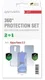 4smarts 360° Premium Protection Set Oppo Reno 2 Z Transparant afbeelding 2