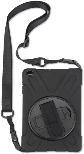 4smarts Rugged GRIP Samsung Galaxy Tab A 10.1 (2019) Hoes Zwart afbeelding 1