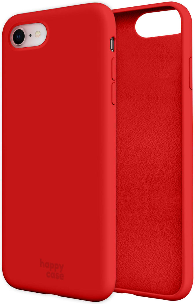 HappyCase iPhone SE 2020/2022 Hoesje Siliconen Back Cover Rood afbeelding 7
