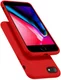 HappyCase iPhone SE 2020/2022 Hoesje Siliconen Back Cover Rood afbeelding 2