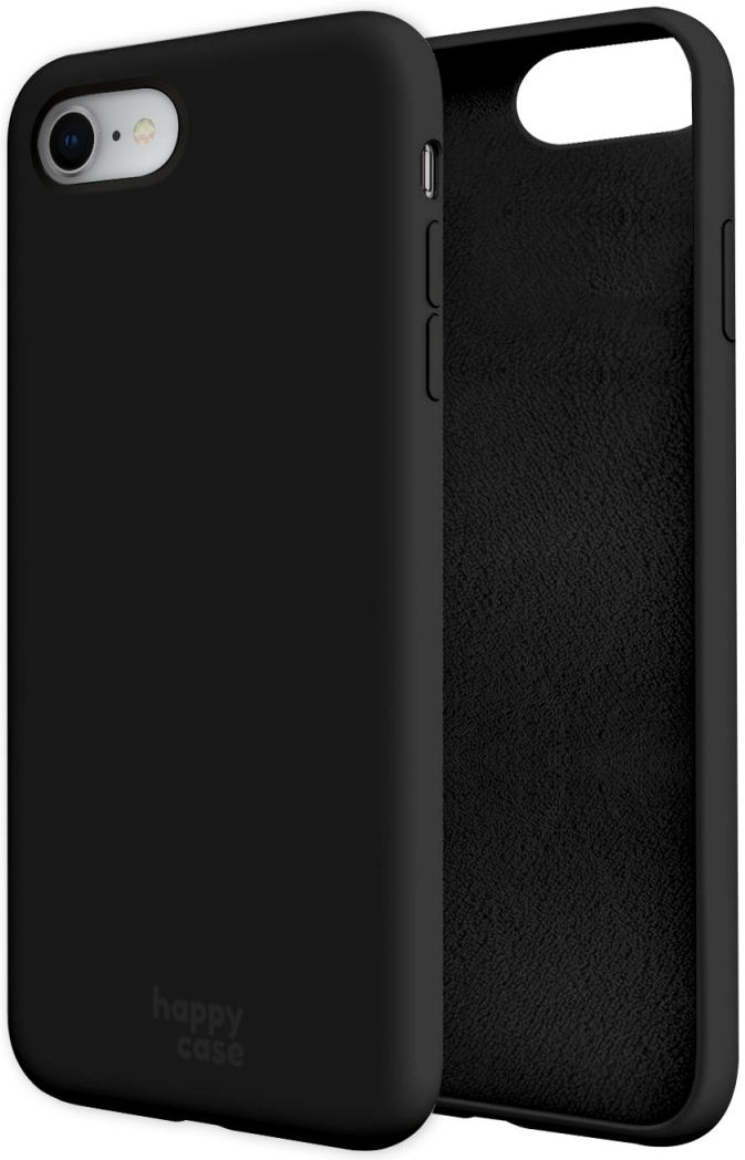 HappyCase iPhone SE 2020/2022 Hoesje Siliconen Back Cover Zwart afbeelding 8