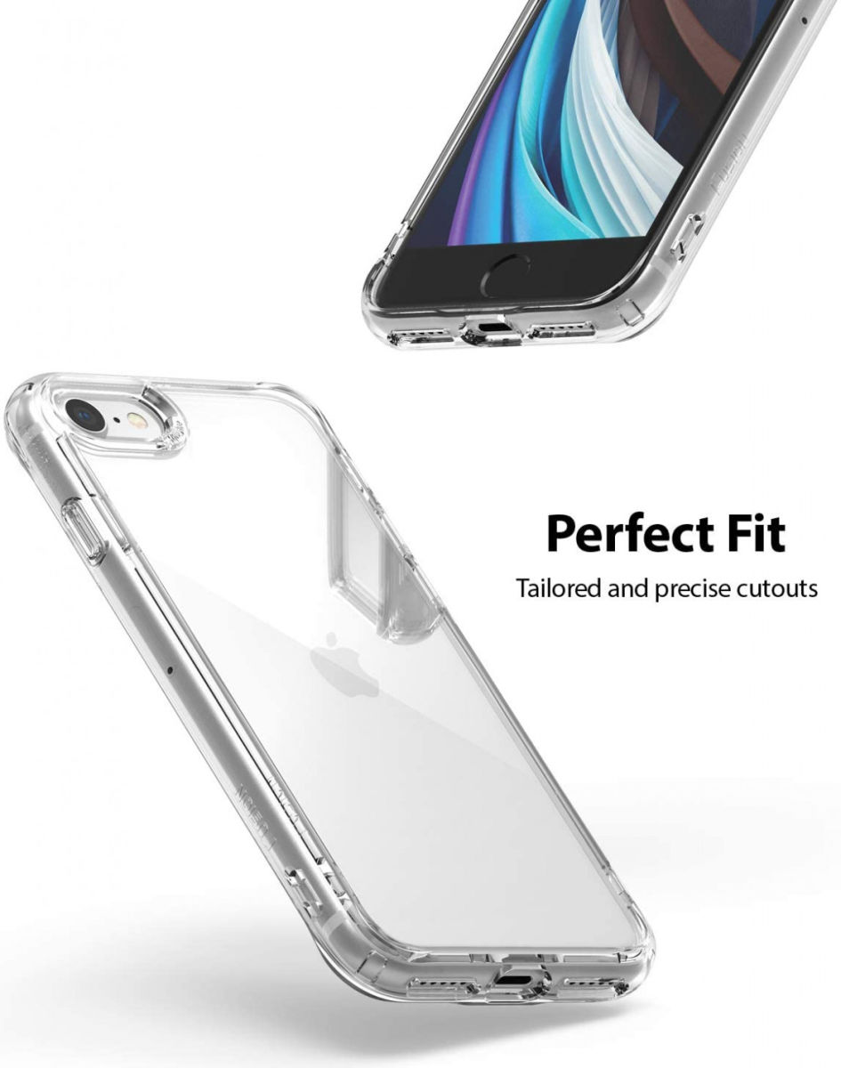 Ringke Fusion Apple iPhone SE (2020/2022) Hoesje Transparant afbeelding 7