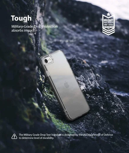 Ringke Fusion Apple iPhone SE (2020) Hoesje Matte Transparant afbeelding 2
