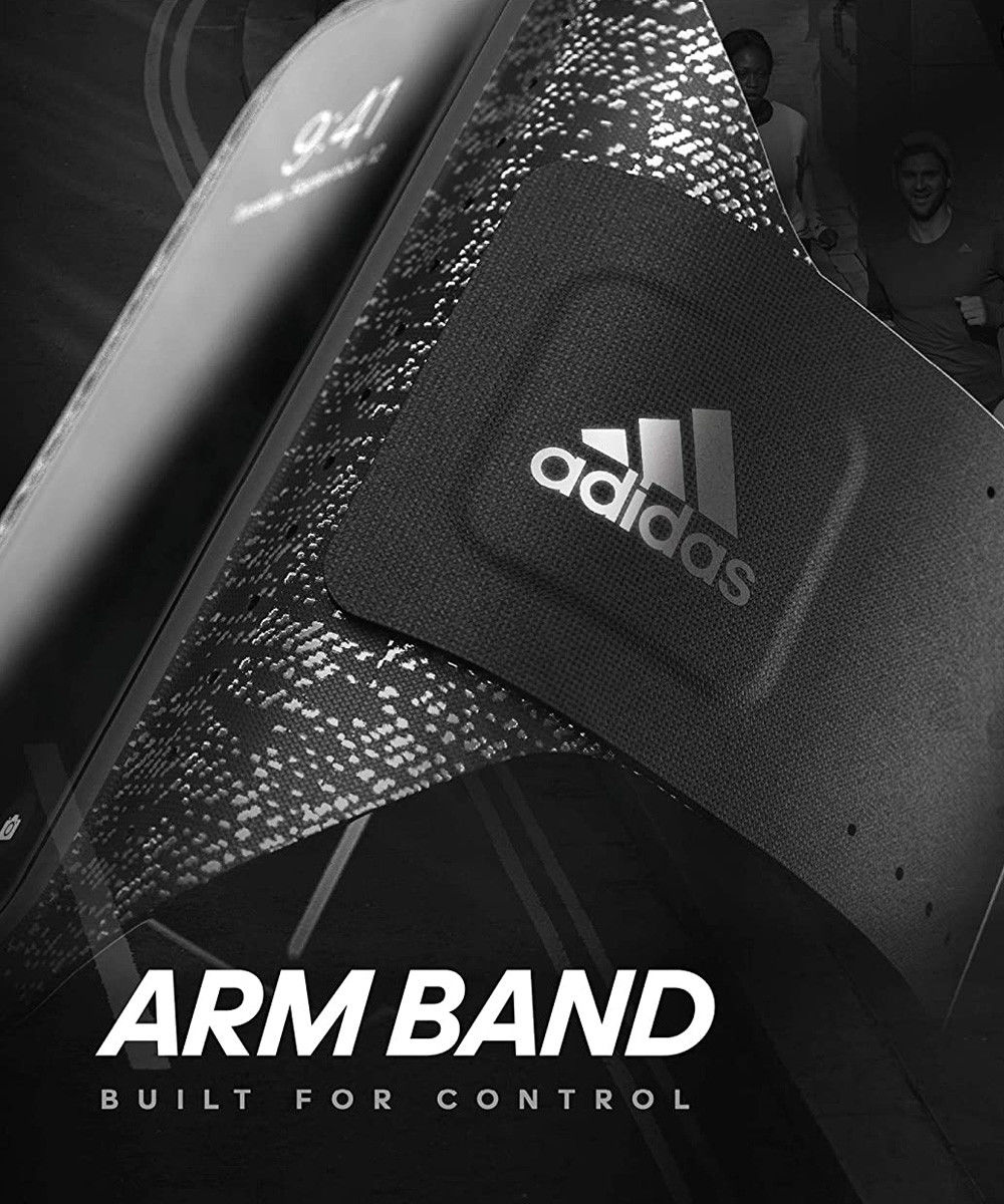Adidas Smartphone Sport Armband voor het Hardlopen 5.5 Inch Zwart afbeelding 3